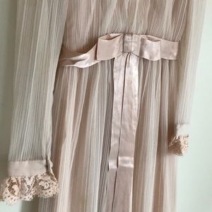 Vintage peach 1970’s gown
